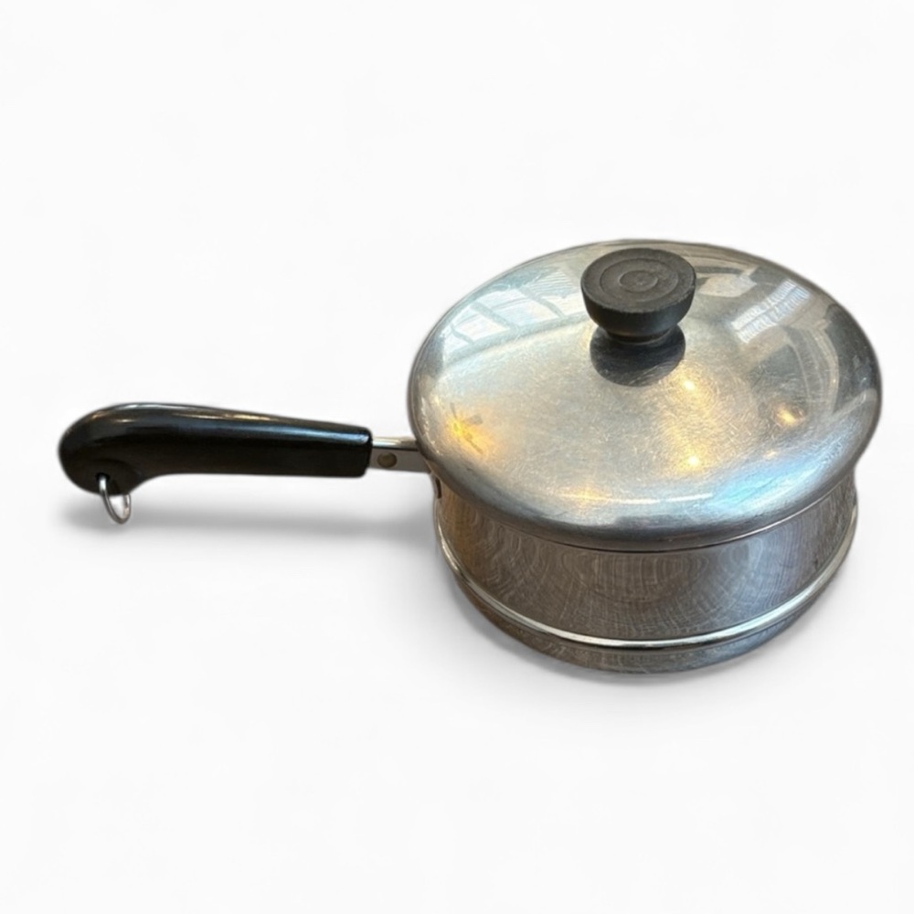 Revere Ware Stainless 2 & 3 Qt Strainer Steamer Insert Handle 7-1/4" D w/ Lid